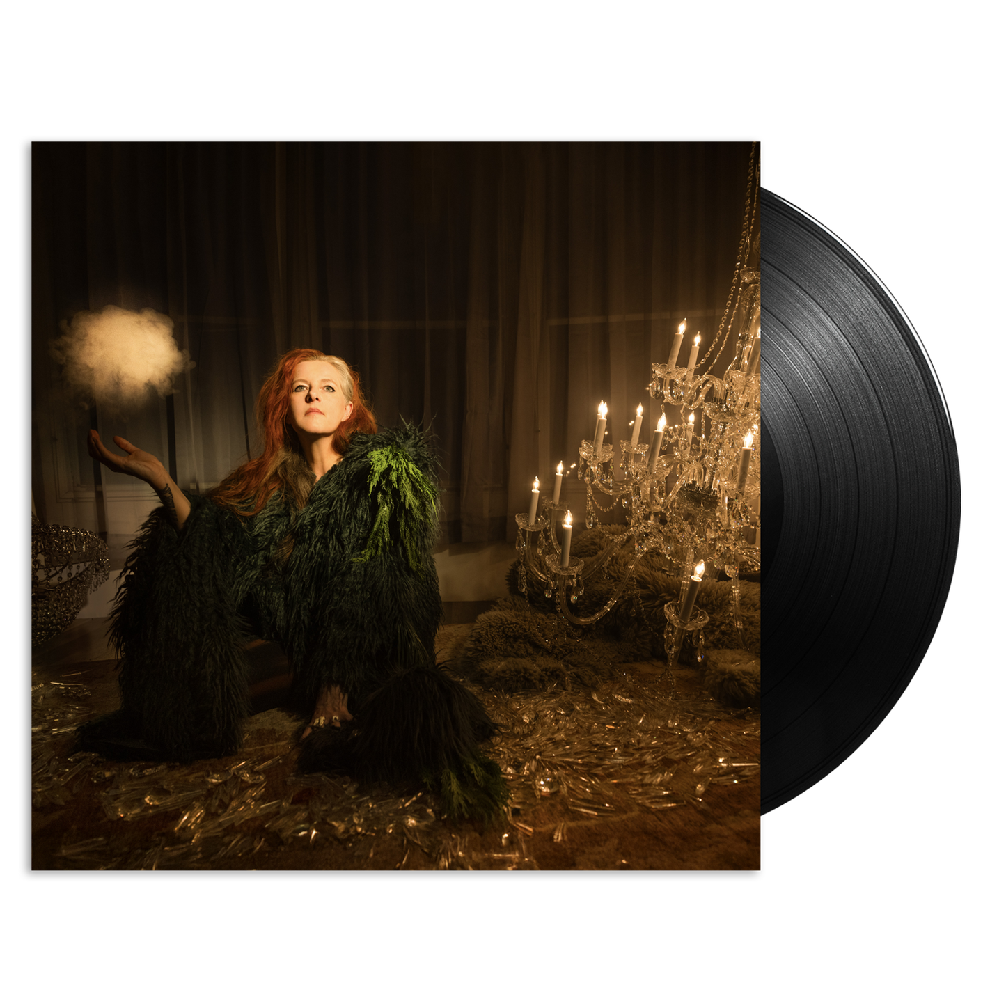 Neon Grey Midnight Green - Black Vinyl