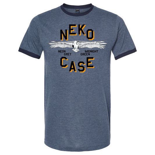 Neon Grey Midnight Green Vulture Tee