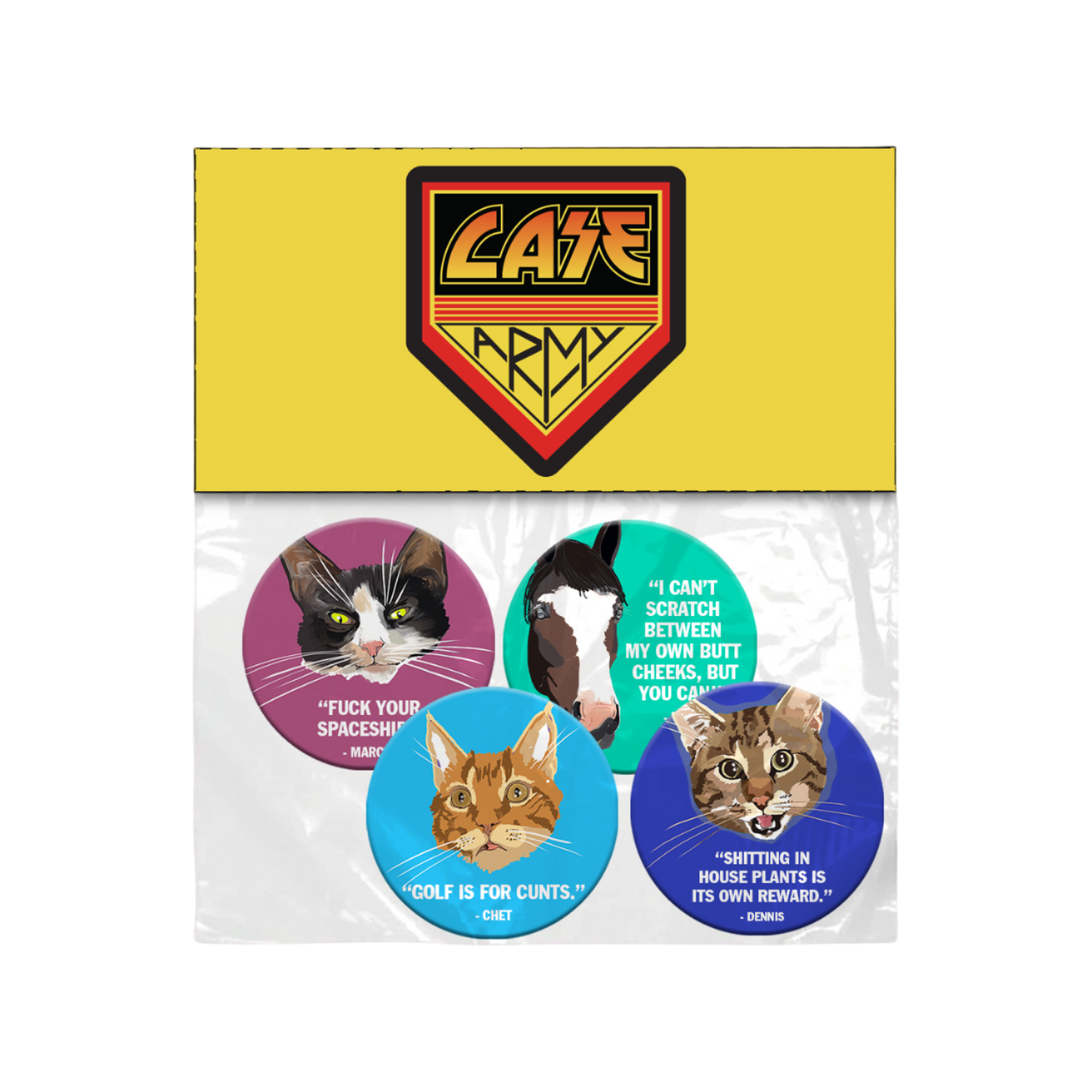 Case Army Button Pack