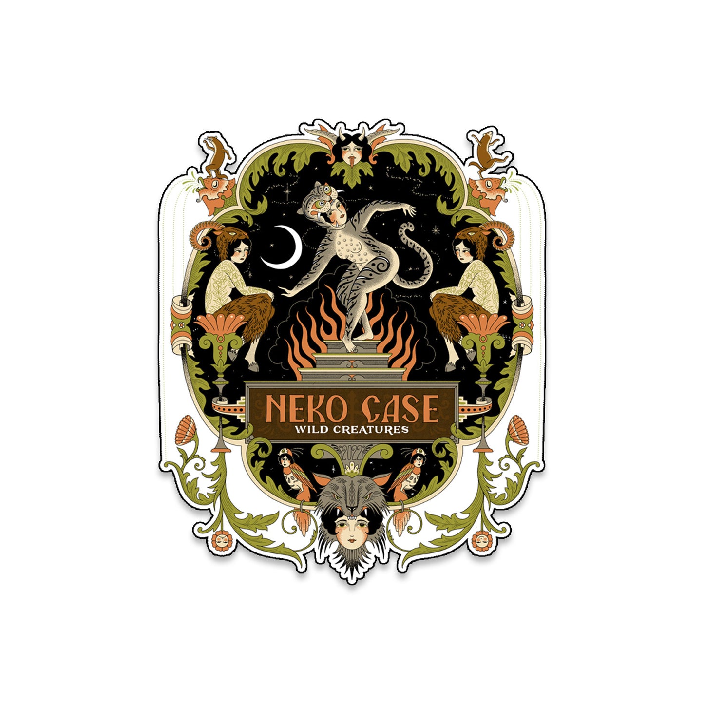 Wild Creatures Sticker