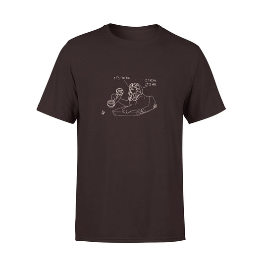 Pyramid Phone Tee - (Brown)