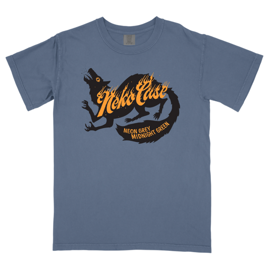 Neon Grey Midnight Green Tour Tee